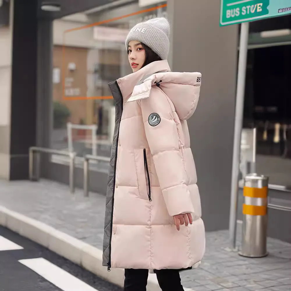 潮唯品会特卖断码清仓特价处理加厚连帽羽绒棉服棉衣女装品牌正品