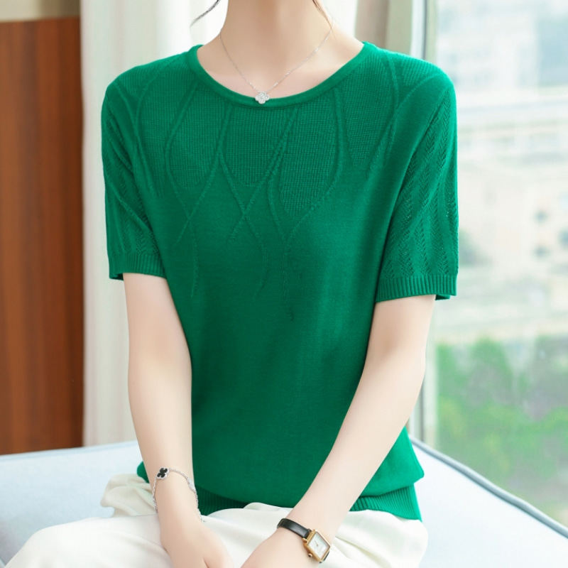 唯品会官网京东特卖短袖冰丝t恤断码夏女装千百惠旗舰店亏本打折