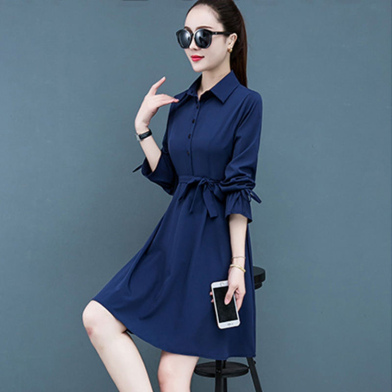 唯品会特卖官方旗舰店断码衬衫连衣裙女装千百惠气质2024春秋新款