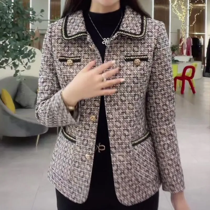 潮唯品会特卖清仓特价处理断码小香风外套女装品牌品牌春秋冬新款