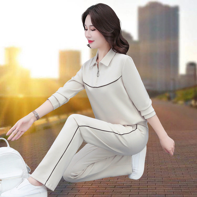 潮唯品会特卖清仓特价处理断码女装长袖卫衣卫裤两件套装品牌正品