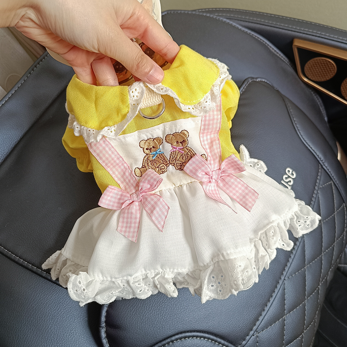 小熊纱裙宠物衣服薄款公主裙