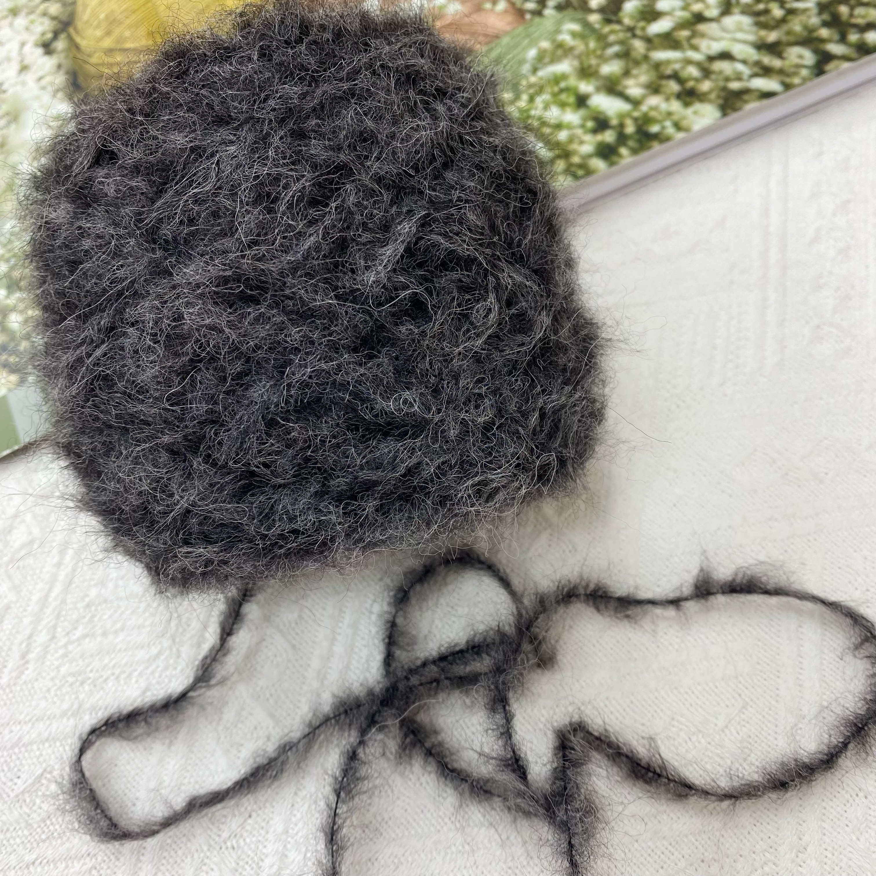 意大利进口羊驼中粗手编毛线