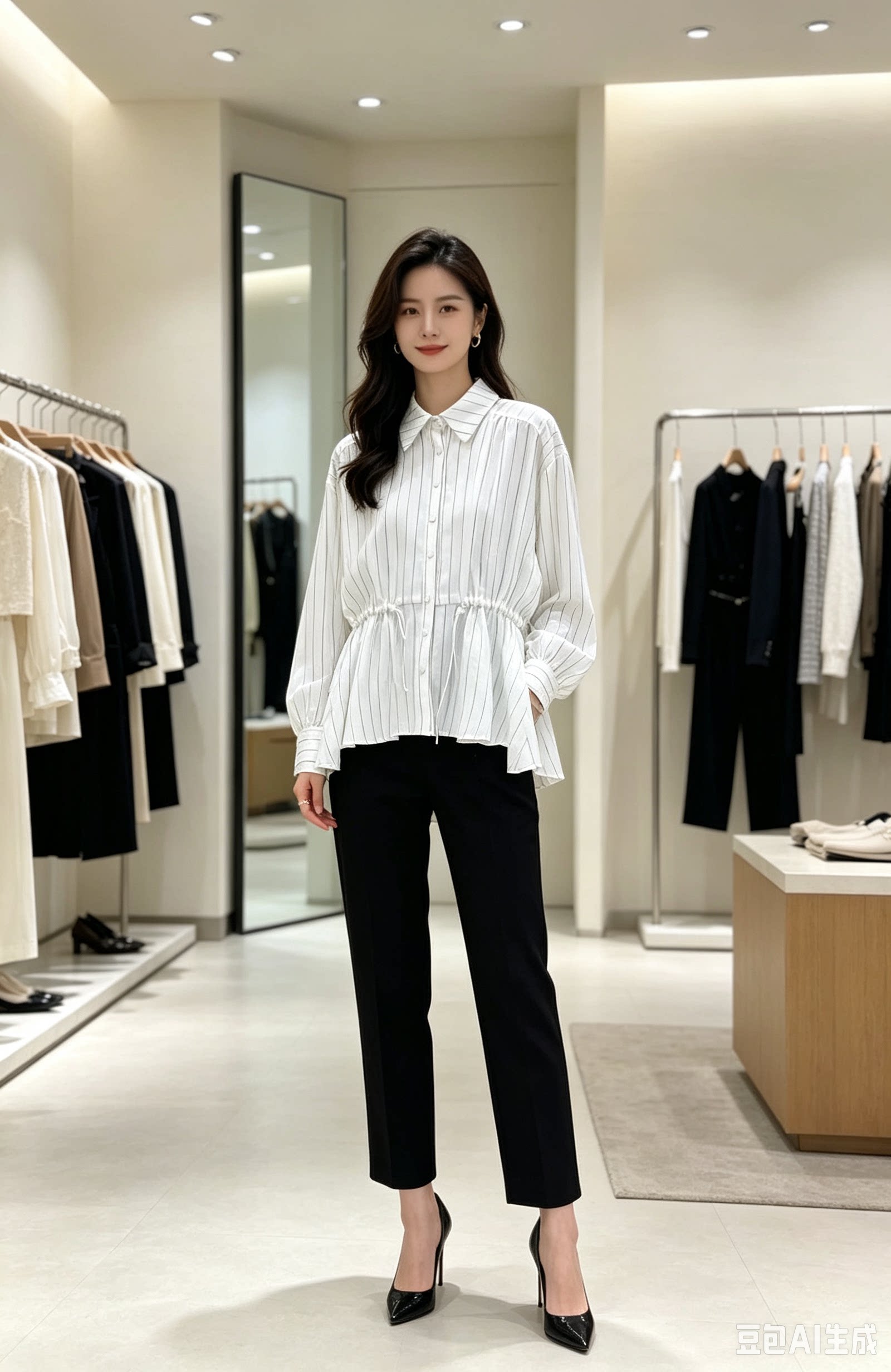 2026春季休闲女装新款上衣韩版长袖宽松显瘦衬衫时尚百搭