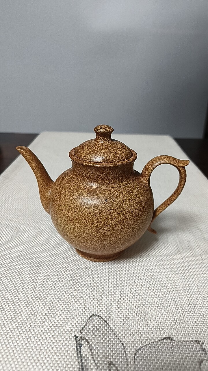 宜兴紫砂壶原矿段泥金丝楠木全手工玉露壶功夫茶具茶壶酒壶礼品