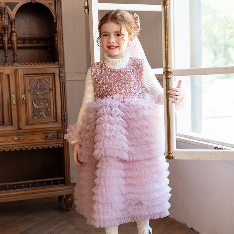 女童蛋糕连衣裙 新款儿童甜美公主蓬蓬气质生日节日主持公主裙子,童装/婴儿装/亲子装,连衣裙,淘宝优惠券,粉丝福利购,淘宝优惠卷