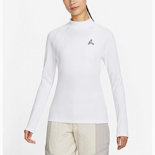 Nike/耐克正品Jordan Flight 女子罗纹长袖上衣DV1421-100