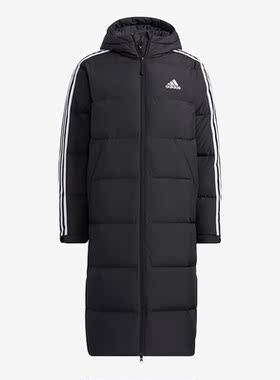 Adidas/阿迪达斯正品冬季新款男女保暖长款运动羽绒服 H20760