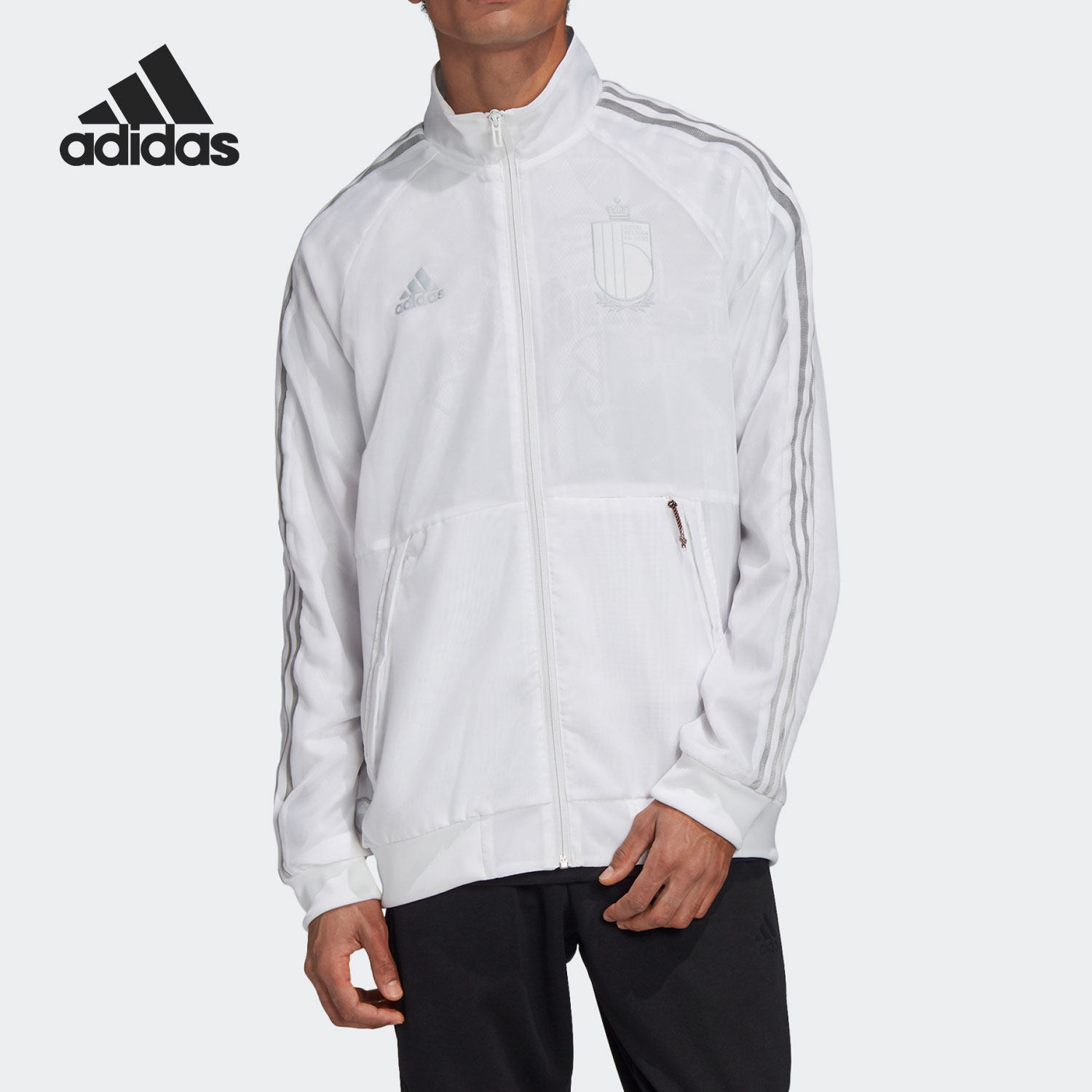 Adidas/阿迪达斯正品 夏季新款男子运动休闲拉链外套FT2858