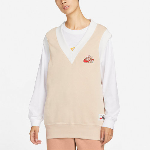 Nike/耐克正品新款女子休闲运动套头针织背心FD6402-126