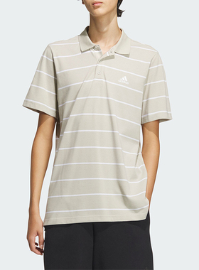 Adidas/阿迪达斯正品轻盈透气新款男士运动休闲短袖POLO衫IT3921