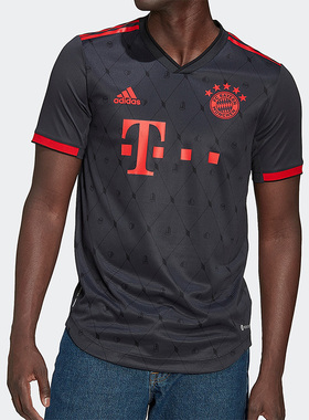Adidas/阿迪达斯正品FCB 3 AU JSY 拜仁慕尼黑足球透气短袖H39910