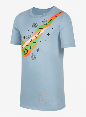 Nike/耐克正品夏季新款DRI-FIT 大童运动短袖T恤 DV3190-425