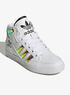 Adidas/阿迪达斯正品三叶草HARDCOURT HI J大童耐磨运动鞋 HQ6757