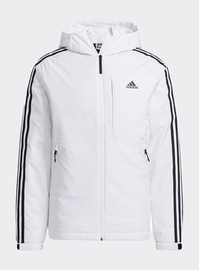 Adidas/阿迪达斯正品冬季新款男子保暖连帽羽绒服外套 H23089