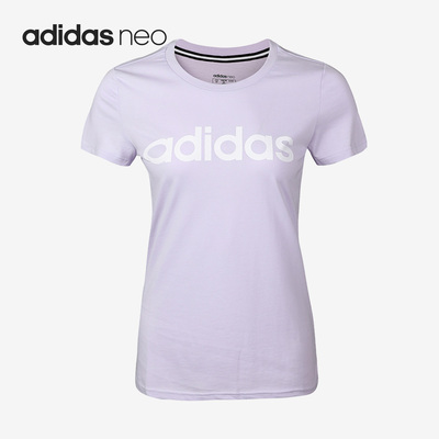 女子运动短袖T恤阿迪达斯正品