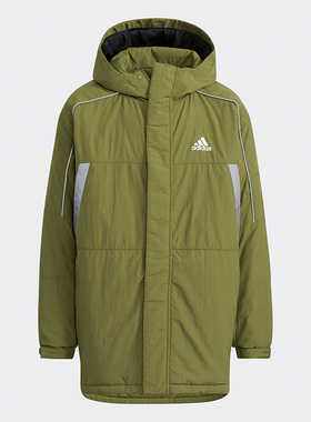 Adidas/阿迪达斯正品新款大童装冬季运动休闲梭织棉服 H07312