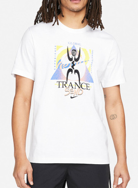 Nike/耐克正品夏季休闲印花透气男子运动短袖T恤 DQ1064-100