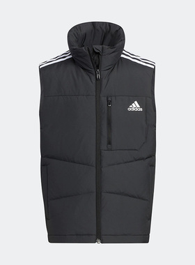 Adidas/阿迪达斯正品冬季新款大童运动保暖防风羽绒马甲 HM7159