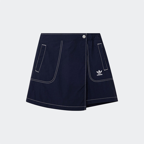 阿迪达斯大童运动短裙A字裙