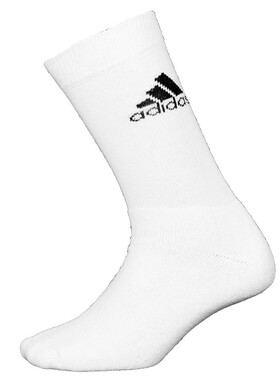 Adidas/阿迪达斯正品 袜子篮球袜针织袜中筒加厚毛巾袜G89558
