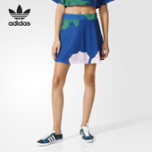 运动休闲女子短裙 Adidas 夏新款 三叶草 AZ6320 阿迪达斯正品
