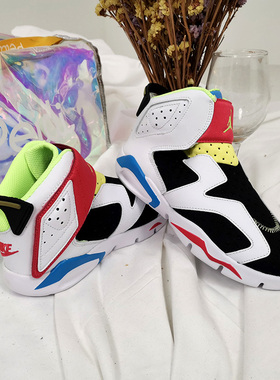 Nike/耐克正品JORDAN 6 RETRO LITTLE 大童运动鞋CT4416-103
