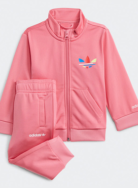 Adidas/阿迪达斯正品三叶草秋季婴童运动休闲套装H25233