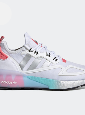 Adidas/阿迪达斯正品冬季新款三叶草女ZX2KBOOST运动鞋FX7054