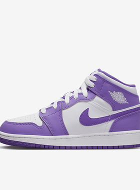 Nike/耐克正品Air Jordan 1GS女子大童缓震运动鞋DQ8423-511