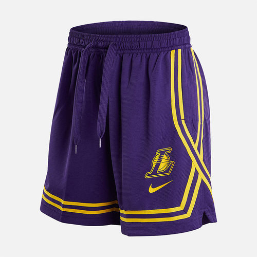 Nike/耐克正品洛杉矶湖人队女子篮球运动透气耐磨短裤 DR2369-504