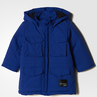 冬季中长款运动保暖棉服外套童装