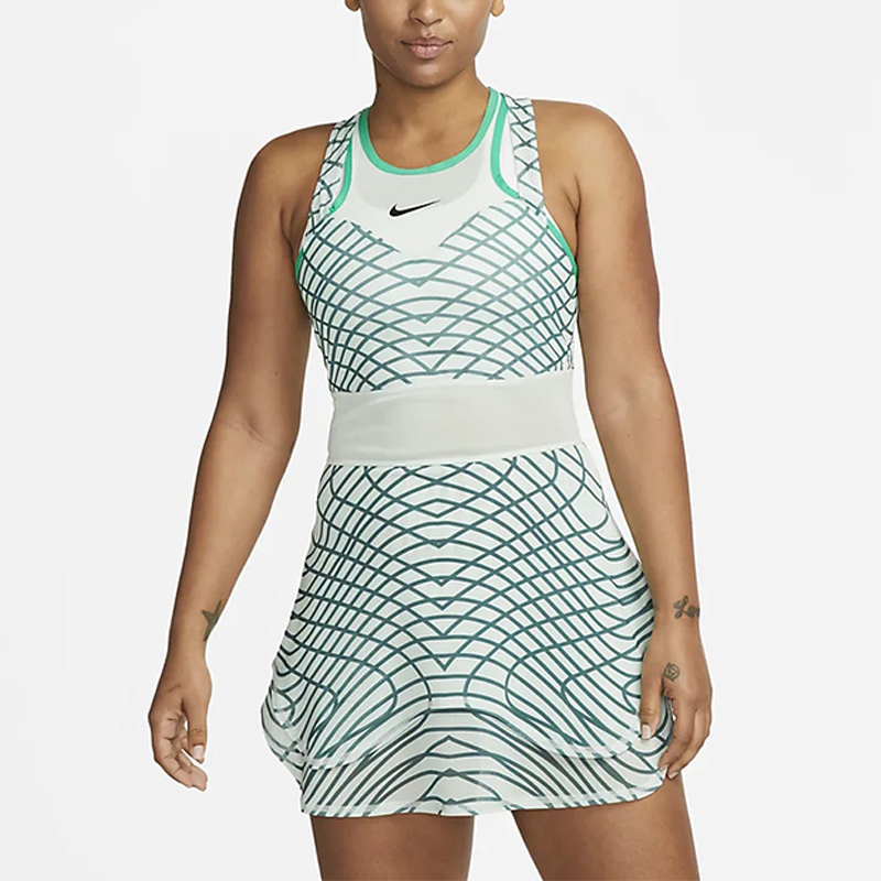 耐克女子新款后背镂空运动连衣裙