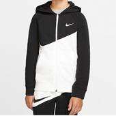 耐克正品 男孩 冬 Nike NSW 大童 全长拉链开襟连帽衫 CJ6968