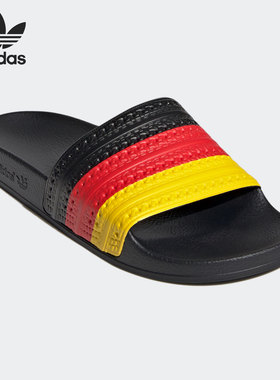 Adidas/阿迪达斯正品 三叶草夏季新款男女休闲运动凉拖鞋G55381