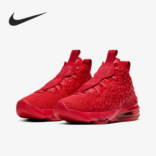 Nike/耐克正品19冬季新款大童LNJ勒布朗17黑紫高帮篮球鞋 BQ5594