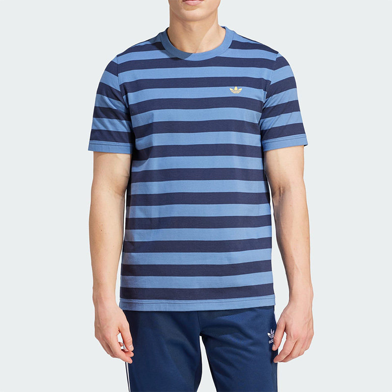 阿迪达斯三叶草男子运动短袖T恤