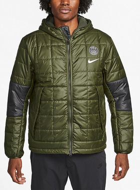 Nike/耐克正品巴黎圣日耳曼男子加绒连帽夹克棉服DN3153-325
