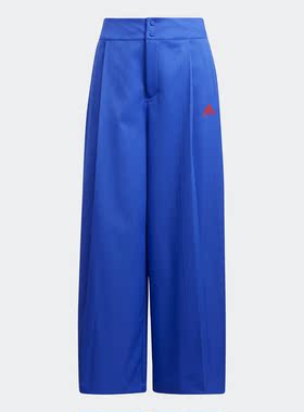 Adidas/阿迪达斯正品新款女子休闲运动宽松透气阔腿裤H09686