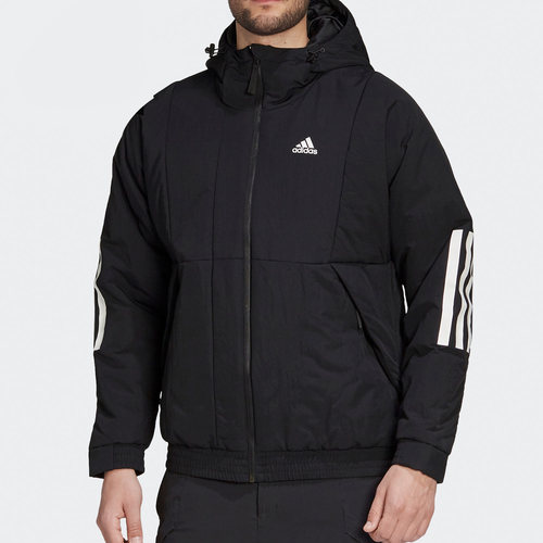 阿迪达斯正品保暖运动休闲棉服
