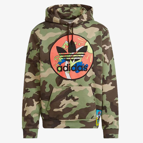 Adidas/阿迪达斯正品三叶草男子Jeremy Scott印花卫衣 H53373 - 封面