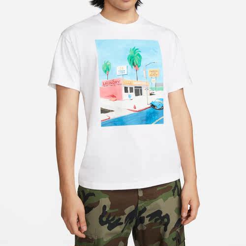 Nike/耐克正品男子涂鸦短袖