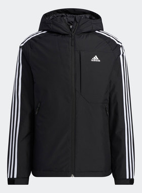 Adidas/阿迪达斯正品休闲男子时尚潮流运动保暖连帽羽绒服 H23080