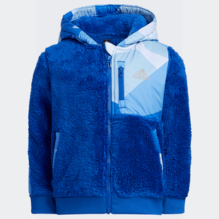 Adidas/阿迪达斯正品秋季新款大童装训练休闲运动梭织夹克 GU3242