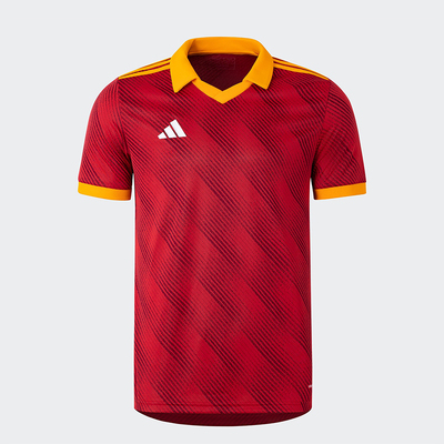 阿迪达斯男士运动足球短袖