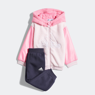 Adidas/阿迪达斯正品秋季新款婴童款运动休闲简约长袖套装 HR9322