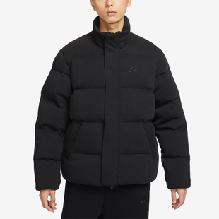 Nike/耐克正品冬季新款男子简约保暖运动休闲立领棉服FB7855