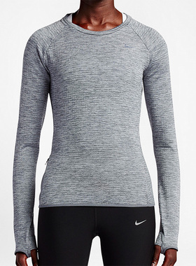 Nike/耐克正品THERMA SPHERE ELEMENT女子休闲长袖T恤812043-012