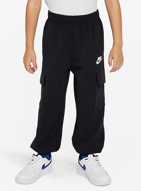 Nike/耐克正品新款小童时尚跑步运动休闲束脚长裤FV2671-010