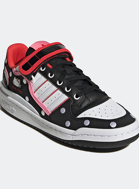 Adidas/阿迪达斯正品FORUM LOW W女子魔术贴透气休闲板鞋 GW7167